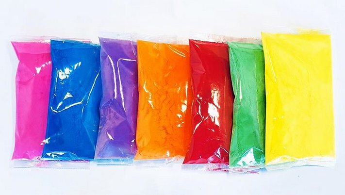 7 Pack [1lb Bags] Holi Color Powder